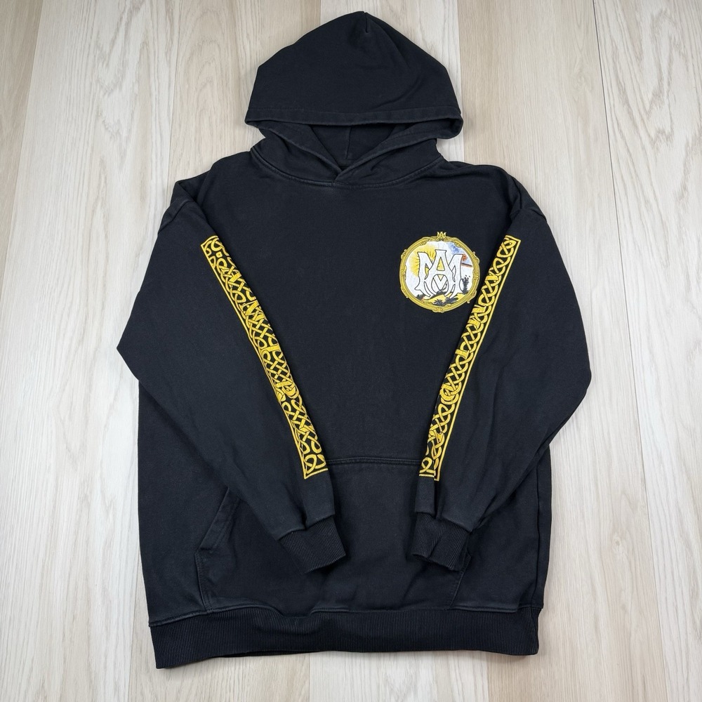 AMIRI Alchemy Frame Cotton Graphic Hoodie Pullover Mens Size M Medium